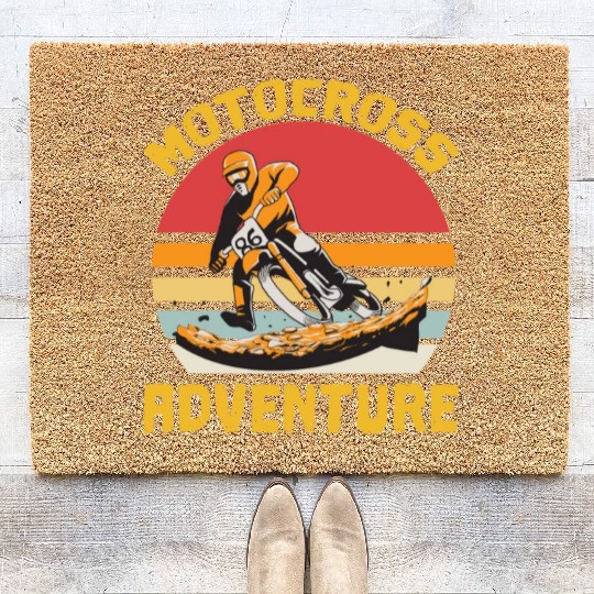Motocross Adventure Coir Doormats