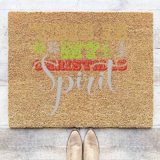this is my christmas Spirit Coir Doormats