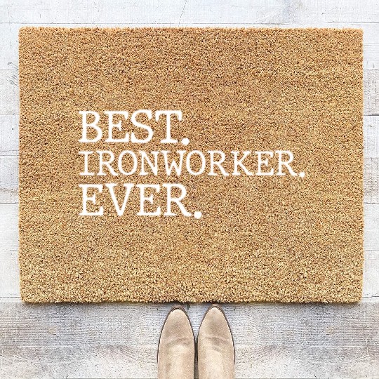 Best Ironworker Ever Coir Doormats