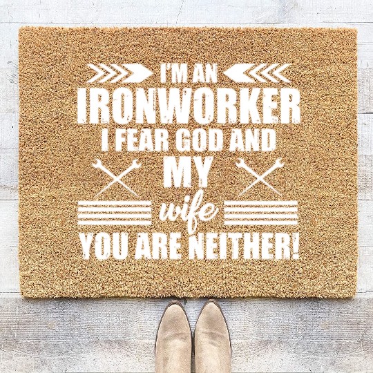 Great Ironworker Coir Doormats