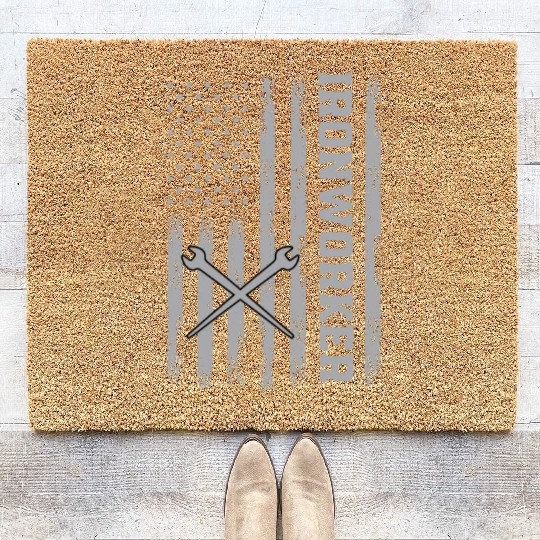 American Ironworker Coir Doormats