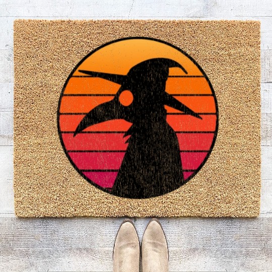 The Plague Doctor Costume Kids Retro Sun Plague Coir Doormats