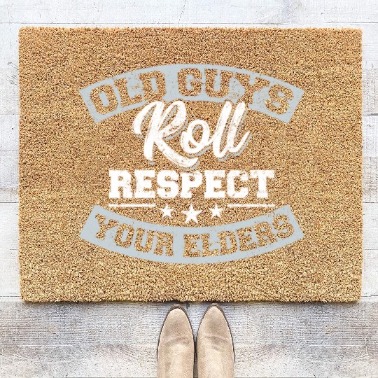 BJJ Old Guys Roll Brazilian Jiu Jitsu Training Jiu Coir Doormats