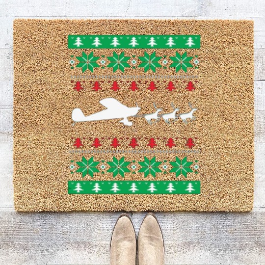Best Christmas Thanksgiving Pilots Aviations Coir Doormats