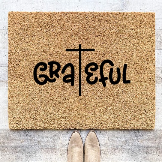 Grateful - Faith Coir Doormats