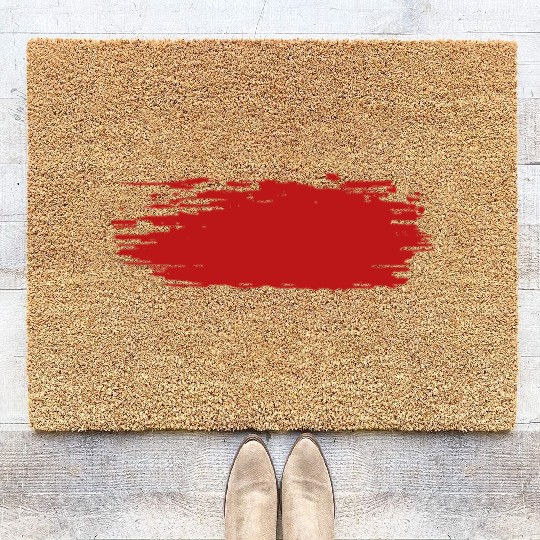 Color blob splash paint painter gift colorful spot Coir Doormats