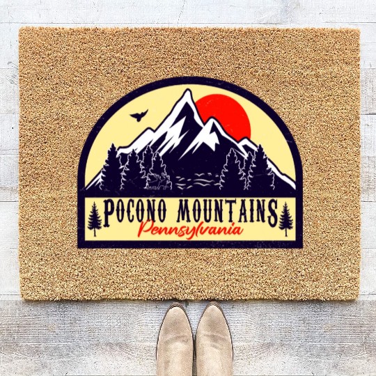 Pocono Mountains Pennsylvania Coir Doormats