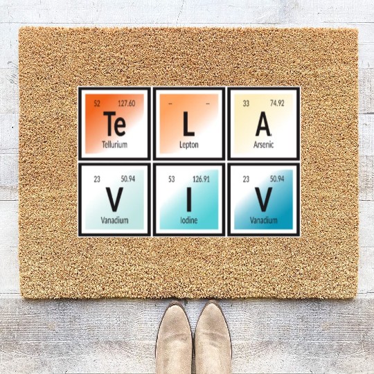 Tel Aviv | Periodic Table of Elements Coir Doormats