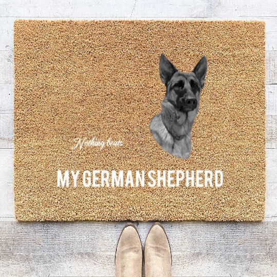 Nothing beats my German Shepherd Coir Doormats
