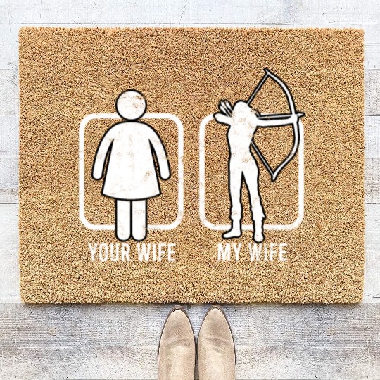 Archery Arrow Hunter Bows Hunting Archer Coir Doormats