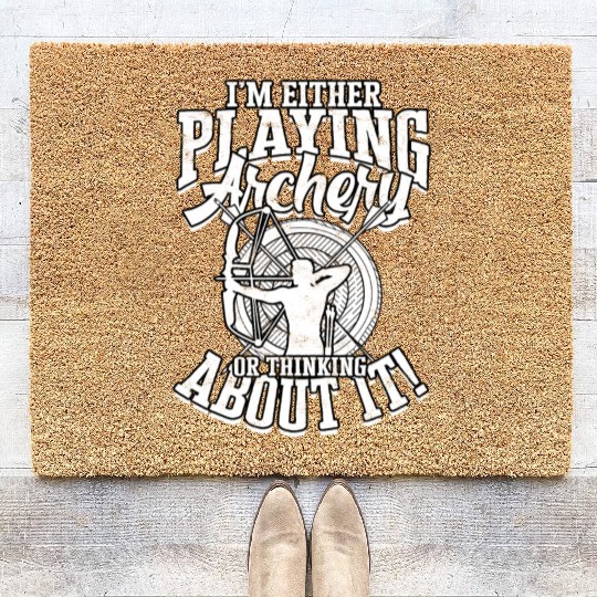 Archery Arrow Hunter Bows Hunting Archer Coir Doormats