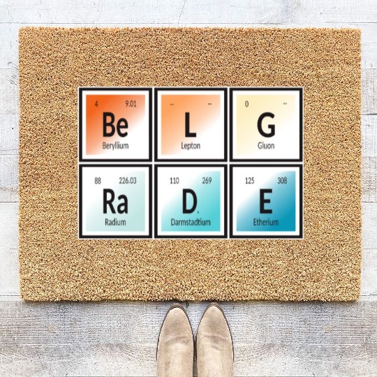Belgrade | Periodic Table of Elements Coir Doormats
