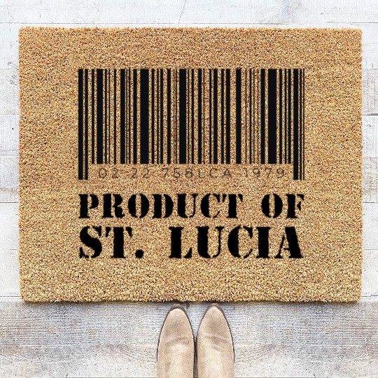 Product of St. Lucia (Black) Coir Doormats