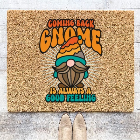 Garden Gnomes Gnome Lover Funny Gnome Gardening Coir Doormats