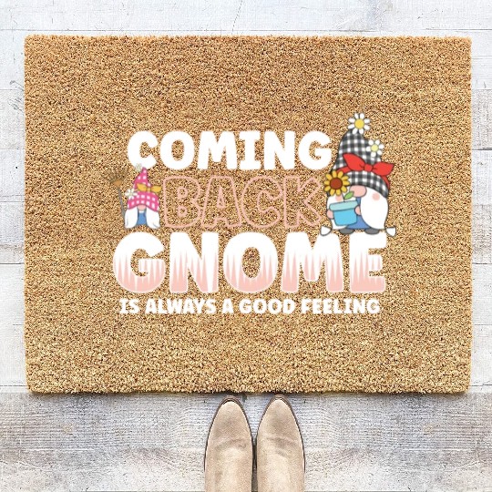 Garden Gnomes Gnome Lover Funny Gnome Gardening Coir Doormats