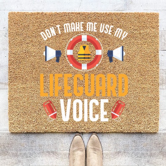 Lifeguard Rescuer Pool Guard Coir Doormats