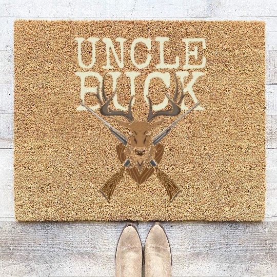 Uncle Buck Deer Slayer Deer Hunter Deer Hunting Fa Coir Doormats