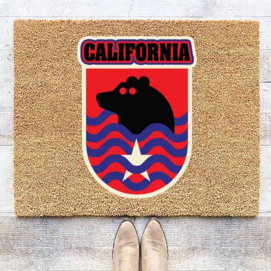 US States CALIFORNIA Coir Doormats