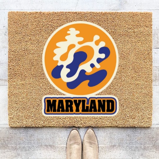 US States MARYLAND Coir Doormats