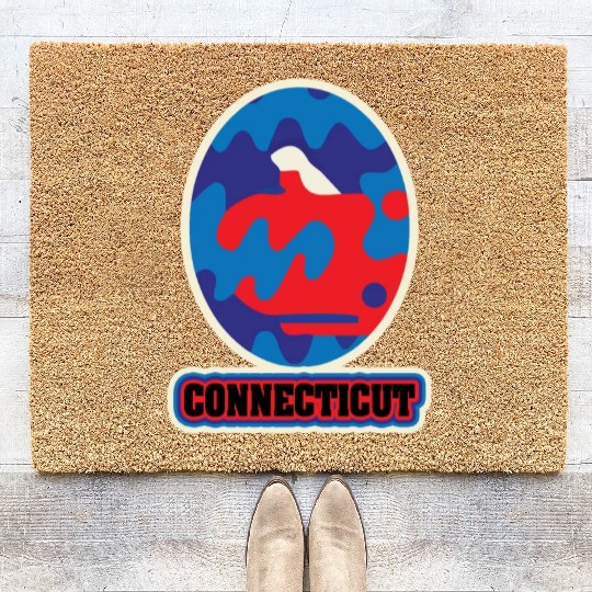 US States CONNECTICUT Coir Doormats