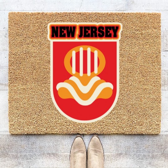 US States NEW JERSEY Coir Doormats