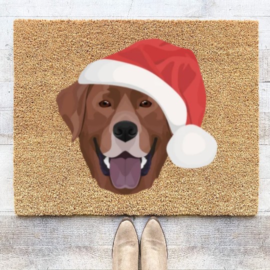 Labrador Merry Christmas Coir Doormats