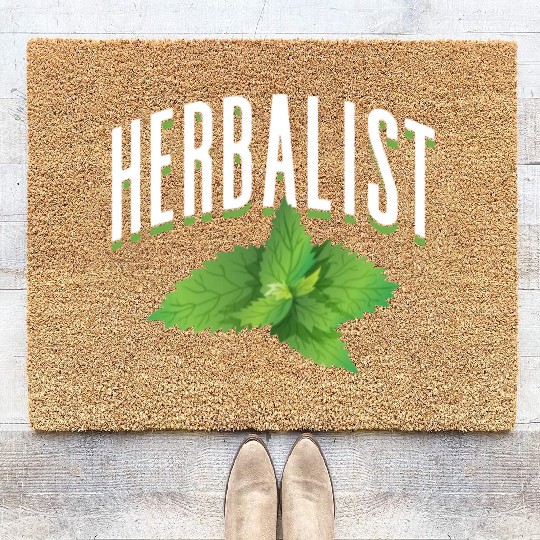 Herbalist Herb Herbalism Herbs Gardening Coir Doormats