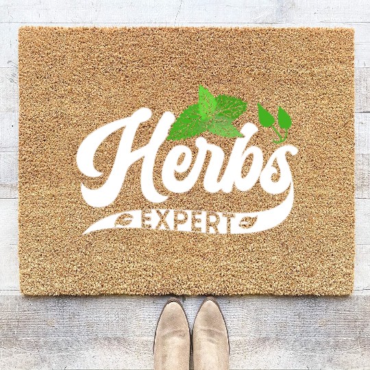 Herbs Expert Gardening Herbalist Herb Herbalism Coir Doormats