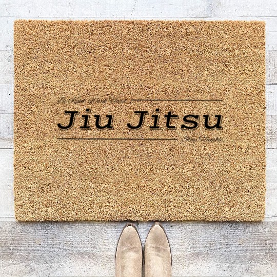 Jiu Jitsu Be Kind Work Hard Stay Humble Coir Doormats