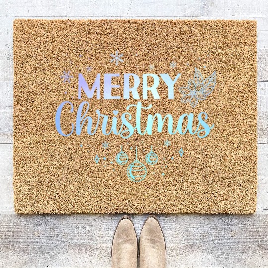Pastel Xmas Lover Christmas Holidays Coir Doormats