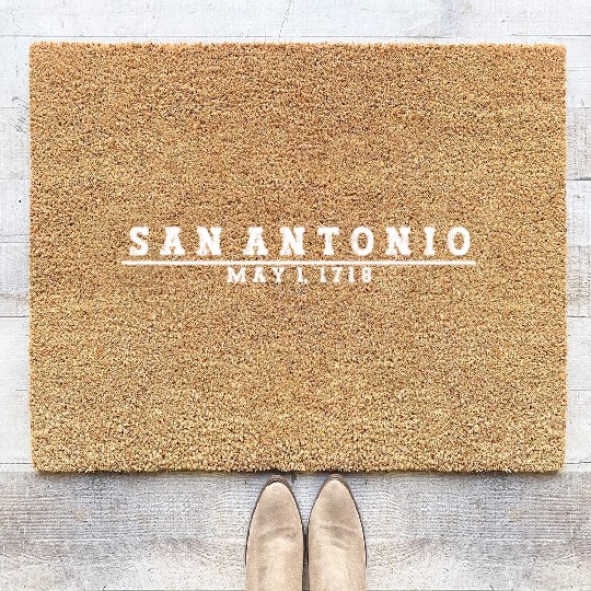 San Antonio date T Coir Doormats