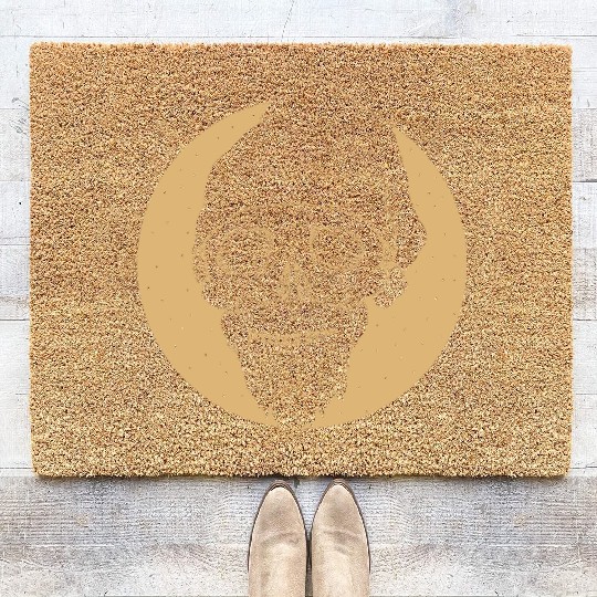 Evil Christmas Santa Coir Doormats