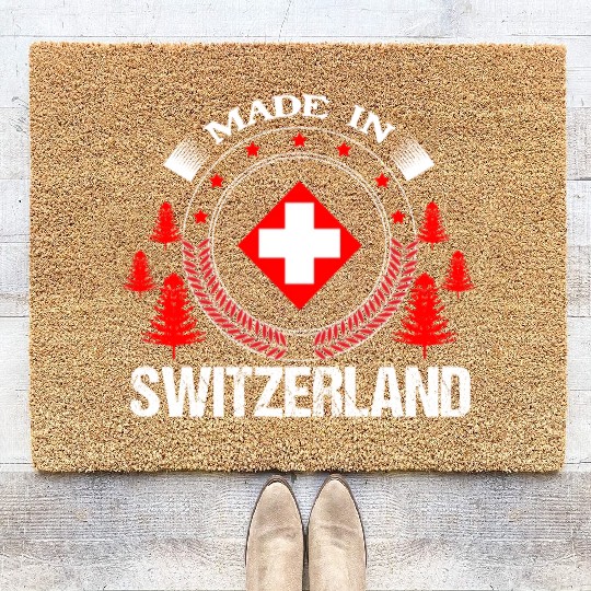 Switzerland Matterhorn Proud Coir Doormats