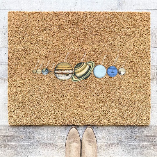 Solar System Astrophysic Planets, Solar System Coir Doormats