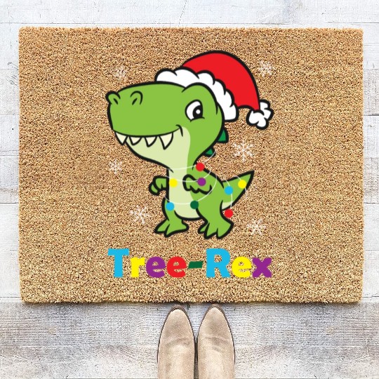 T-Rex - Tree-Rex light chain colorful Coir Doormats