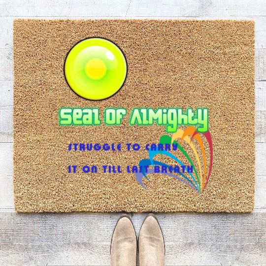 SEAL OF ALMIGHTY Coir Doormats