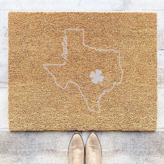 AUSTIN TEXAS SAINT Coir Doormats