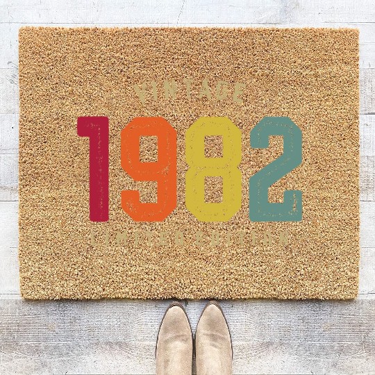 Vintage 1982 Coir Doormats