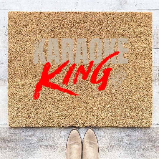 Voice Coach Singing Music Singer Karaoke King Coir Doormats