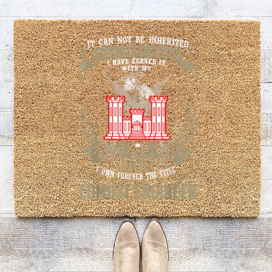 It Cannot Be Inherited | Purchased Combat Engineer Coir Doormats