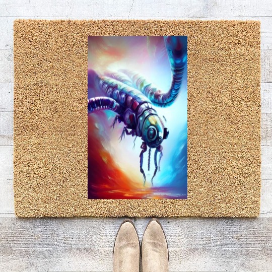 Alien insect Coir Doormats