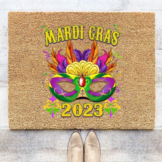 Beads Bling Party - Mardi Gras 2023 Coir Doormats