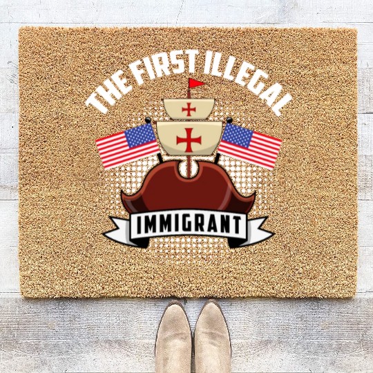 Columbus Day 1492 Coir Doormats