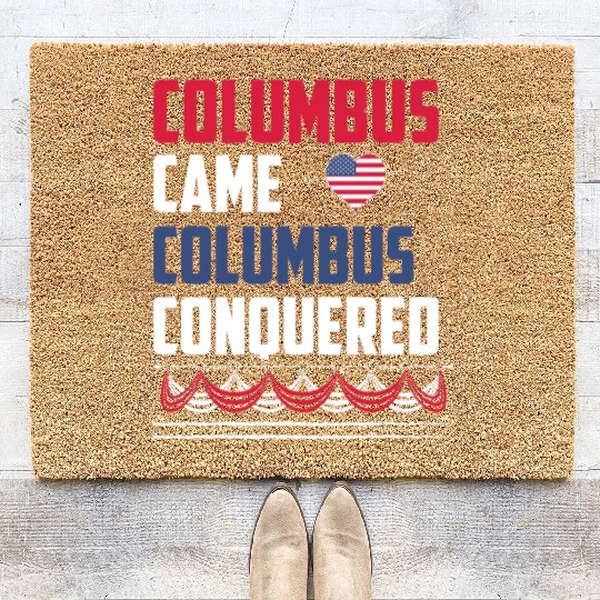 Columbus Day 1492 Coir Doormats