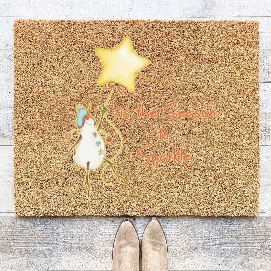 'tis the season to sparkle Coir Doormats