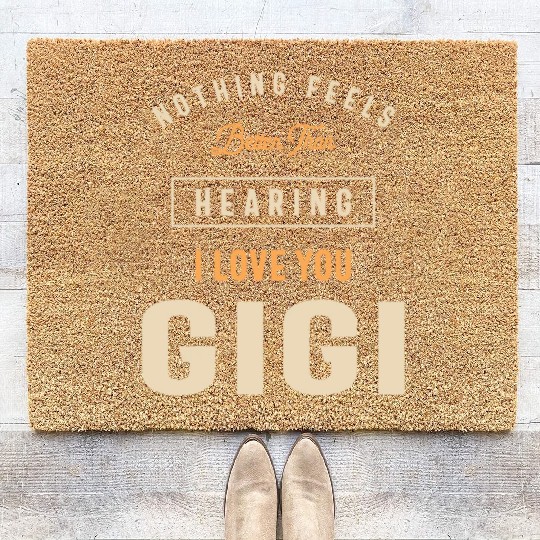 I Love You Gigi - Grandma Coir Doormats