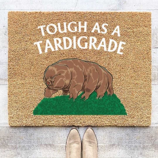 Touch As A Tardigrade Tardigrade Coir Doormats