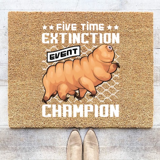 Moss Piglet Science Biology Tardigrade Lover Coir Doormats