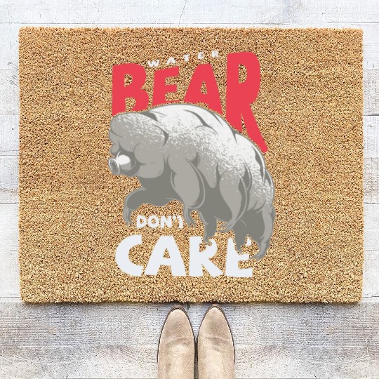 Moss Piglet Science Biology Tardigrade Lover Coir Doormats
