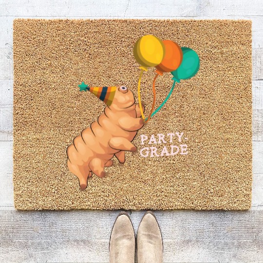 Party-Grade Moss Piglet Science Lover Tardigrade Coir Doormats